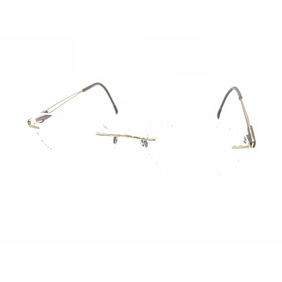 Silhouette 7661 20 6052 Titanium Brown Rimless Eyeglasses Frames 19 140 Austria - Picture 8 of 13